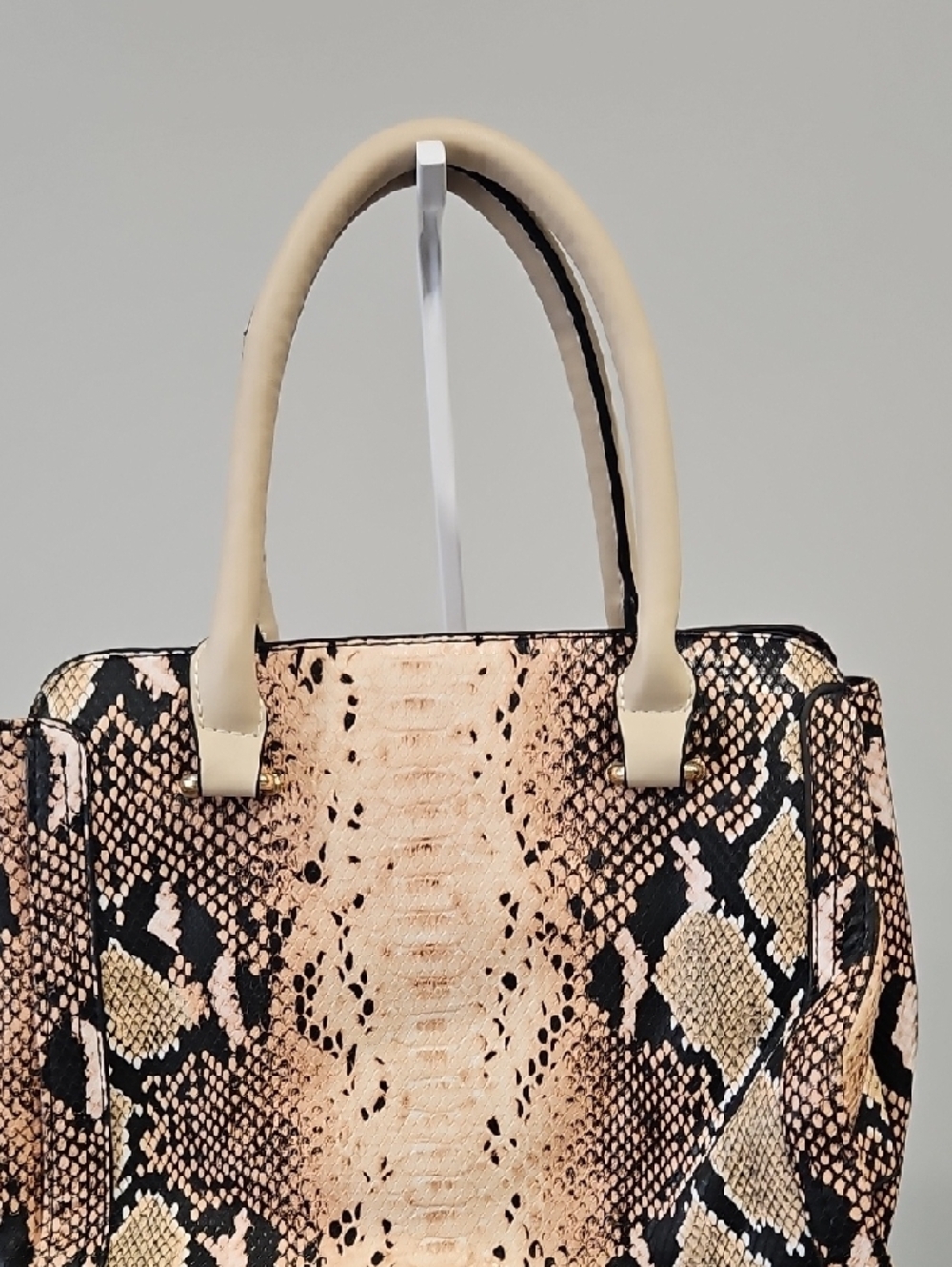 Coach Python-embossed leather Satchel - Picture 4 of 9